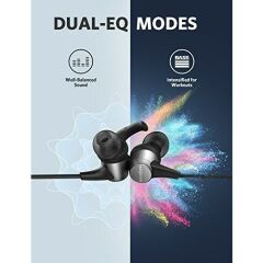Anker SoundCore Spirit Pro Kablosuz Bluetooth Spor Kulaklık - IP68 - aptX Hi-Fi Ses - 10 Saat Şarj Süresi - Siyah - A34020F1