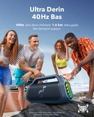 Anker Soundcore Boom 2+ Hoparlör Mavi - A3134