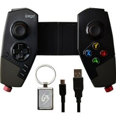 İpega 9055 Kablosuz Bluetooth Joystick Oyun Kolu - Kontrolcüsü iOS-Android-Smart TV ile Uyumlu