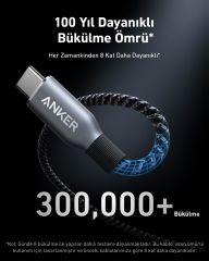 Anker Prime Usb-C to C 240W 1,8m Kablo Siyah-A88E2