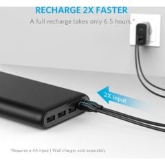 Anker PowerCore 26800 QuickCharge 2.0 Taşınabilir Hızlı Şarj Cihazı PowerBank
