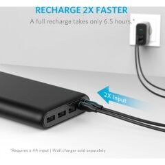 Anker PowerCore 26800 QuickCharge 2.0 Taşınabilir Hızlı Şarj Cihazı PowerBank