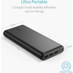 Anker PowerCore 26800 QuickCharge 2.0 Taşınabilir Hızlı Şarj Cihazı PowerBank