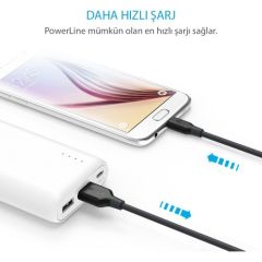 Anker PowerLine Micro USB Kablo 1 mt - Kırmızı