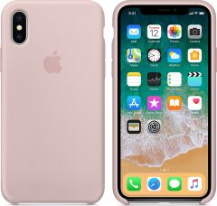 Fonemax Apple iPhone X Silikon Kılıf - Kum Pembesi