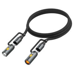 Acefast J4 Usb-C Şarj Data Kablosu (Led Işık / Çakmak)