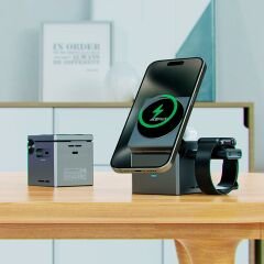 Acefast Rubiks Cube 3in1 Kablosuz Şarj Cihazı-E18