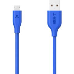 Anker PowerLine Micro USB Şarj/ Data Kablosu 0.9 Metre - Mavi -A8132031-ONP