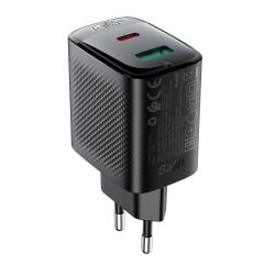 Acefast PD45W (1xUsb-C+1xUsb-A) Çıkışlı Hızlı Şarj Cihazı - A106