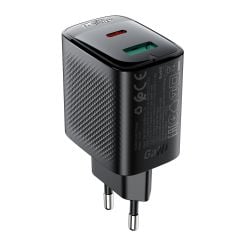 Acefast PD45W (1xUsb-C+1xUsb-A) Çıkışlı Hızlı Şarj Cihazı - A106