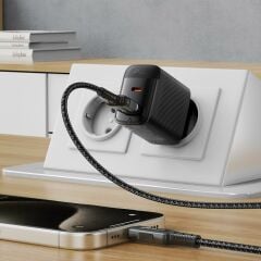 Acefast PD45W (1xUsb-C+1xUsb-A) Çıkışlı Hızlı Şarj Cihazı - A106