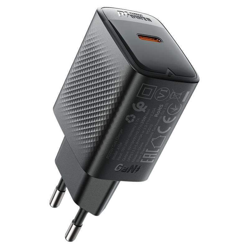 Acefast PD25W GAN USB-C Çıkışlı Hızlı Şarj Cihazı - A104