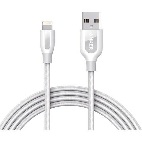 Anker PowerLine+ Lightning Kablo 1.8 Metre iPhone Şarj/Data Kablosu MFI Lisanslı -Beyaz -A8122G21 - OFP