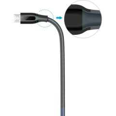 Anker Powerline+ Micro USB Örgülü Şarj/Data Kablosu 0,9 Metre - Gri - Taşıma Çantalı - A8142HA1
