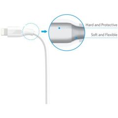 Anker PowerLine+ Lightning 1.8 Metre Örgülü Apple Lisanslı iPhone iPad Kablo - Beyaz - A8122H21 - OFP