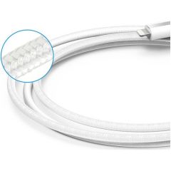 Anker PowerLine+ Lightning 1.8 Metre Örgülü Apple Lisanslı iPhone iPad Kablo - Beyaz - A8122H21 - OFP