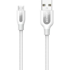 Anker PowerLine+ Micro USB Örgülü Şarj/ Data Kablosu 0.9 Metre - Beyaz -A8142H21 - OFP