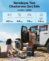 Anker SOLIX C1000 Harici Batarya - 1056Wh-A1761