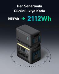 Anker SOLIX C1000 Harici Batarya - 1056Wh-A1761