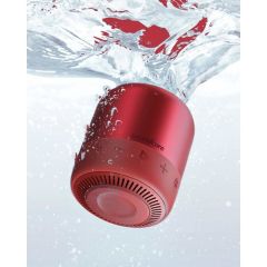 Anker SoundCore Mini 2 Bluetooth Hoparlör Kırmızı - IPX7 Suya Dayanıklı - 15 Saat Çalma Süresi - A3107H91 - OFP