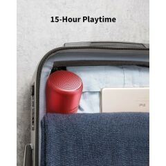Anker SoundCore Mini 2 Bluetooth Hoparlör Kırmızı - IPX7 Suya Dayanıklı - 15 Saat Çalma Süresi - A3107H91 - OFP