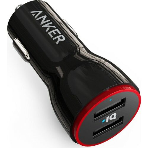 Anker PowerDrive 2 24W 4.8 Amper Araç Şarj Cihazı Siyah - A2310 - OFP