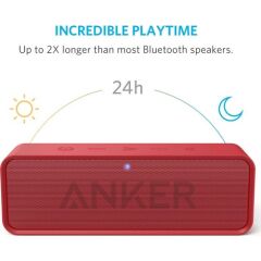 Anker SoundCore 6W Bluetooth Kablosuz Hoparlör - Kırmızı