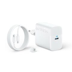 Anker 45W USB-C Şarj Cihazı + C Kablo Beyaz-B2653