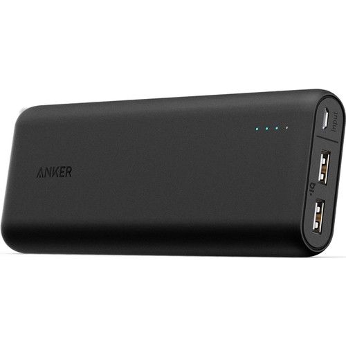 Anker PowerCore 15600 mAh Taşınabilir Şarj Aleti Powerbank - 4.8A Çıkış Gücü - PowerIQ - Siyah - A1252H11 - OFP