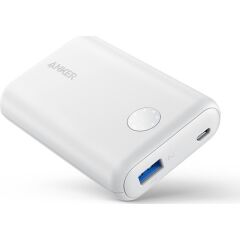 Anker PowerCore II 10000 mAh Taşınabilir Şarj Aleti Powerbank - PowerIQ 2.0 (18W'a kadar çıkış gücü) - Beyaz - A1230H21 - OFP