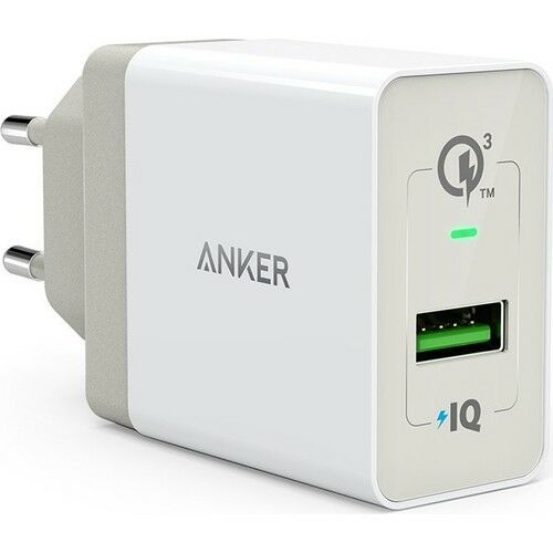 Anker PowerPort+ 1 18W QuickCharge 3.0 Hızlı Şarj Cihazı BEYAZ