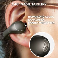 Anker Soundcore Aeroclip OWS Kulaklık Siyah -A3388