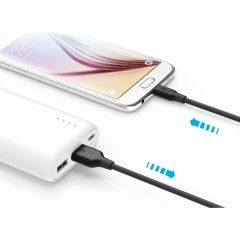 Anker PowerLine Micro USB Şarj/Data Kablosu 0.9 Metre Gri