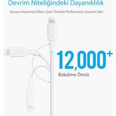 Anker PowerDrive 2 Elite 24W 2-Port Araç Şarjı - Beyaz