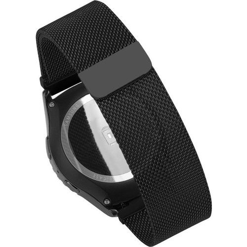 Fonemax Motorola Moto 360 2 Metal Kayış Milano Loop Siyah