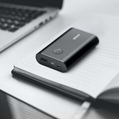 ANKER PowerCore+ 10050 mAh Quick Charge 2.0 Taşınabilir Hızlı Şarj Cihazı PowerBank - Siyah