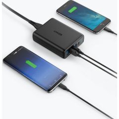 Anker Premium 60W PowerPort Speed 5 PD Hızlı Şarj Aleti Siyah