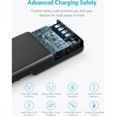 Anker Premium 60W PowerPort Speed 5 PD Hızlı Şarj Aleti Siyah