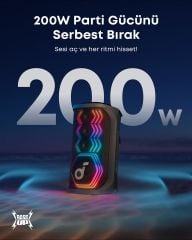 Anker Soundcore Rave 3S 200W Party Hoparlör-A31A3
