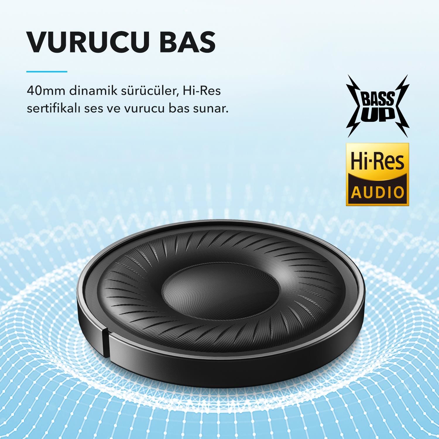 Anker Soundcore Q20i Kulaklık - Pembe- A3004