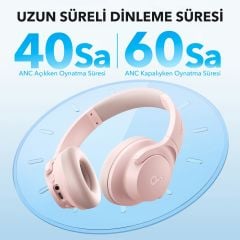 Anker Soundcore Q20i Kulaklık - Pembe- A3004