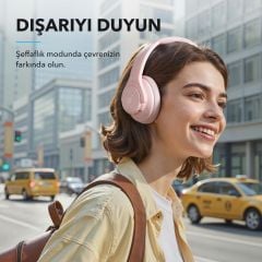 Anker Soundcore Q20i Kulaklık - Pembe- A3004