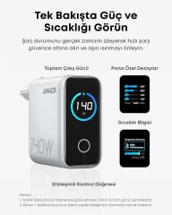 Anker 140W Laptop Şarj Cihazı + USBC Kablo - B2697