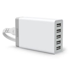 ANKER 25W 5-Port Masaüstü ve Seyahat Şarj Cihazı Beyaz