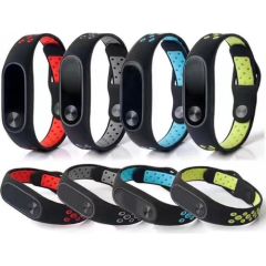Fonemax Xiaomi Mi Band 2 Akıllı Bileklik Kordonu Kırmızı Delikli