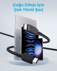 Anker USB-C to C 1,8m 240w Kablo Siyah - A81C6
