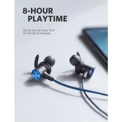 Anker SoundCore Spirit Kablosuz Bluetooth 5.0 Spor Kulaklık - IPX7 Suya Dayanıklılık - 8 Saate Varan Şarj - Siyah - 2 Adet
