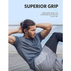 Anker SoundCore Spirit Kablosuz Bluetooth 5.0 Spor Kulaklık - IPX7 Suya Dayanıklılık - 8 Saate Varan Şarj - Siyah - 2 Adet