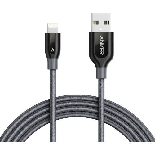Anker PowerLine+ Lightning 1.8M Örgülü iPhone Kablo - Gri