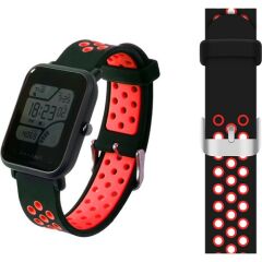 Fonemax Xiaomi Amazfit Bip Delikli Silikon Kordon Kırmızı